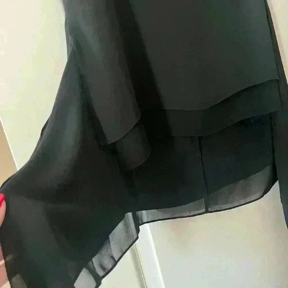 BCBGMaxazria Women’s XS Black Layered Dress Top - Picture 6 of 12